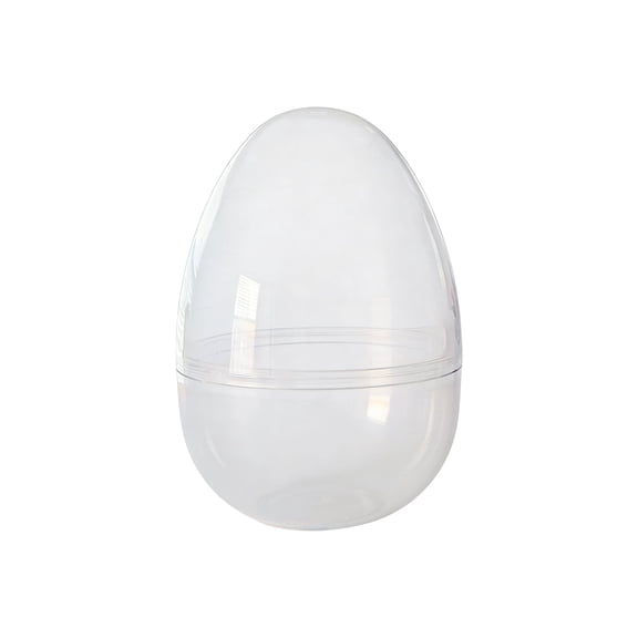 Ktlvex Clear Fillable Plastic Easter Egg, Empty Plastic Surprise Eggs Fillable for Easter Basket Stuffers Party Decoration
