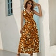thumbnail image 2 of Leopard Print Pattern Pattern Design Sleeveless Dress Summer Clothes for Women Women's Clothing 2025, 2 of 6