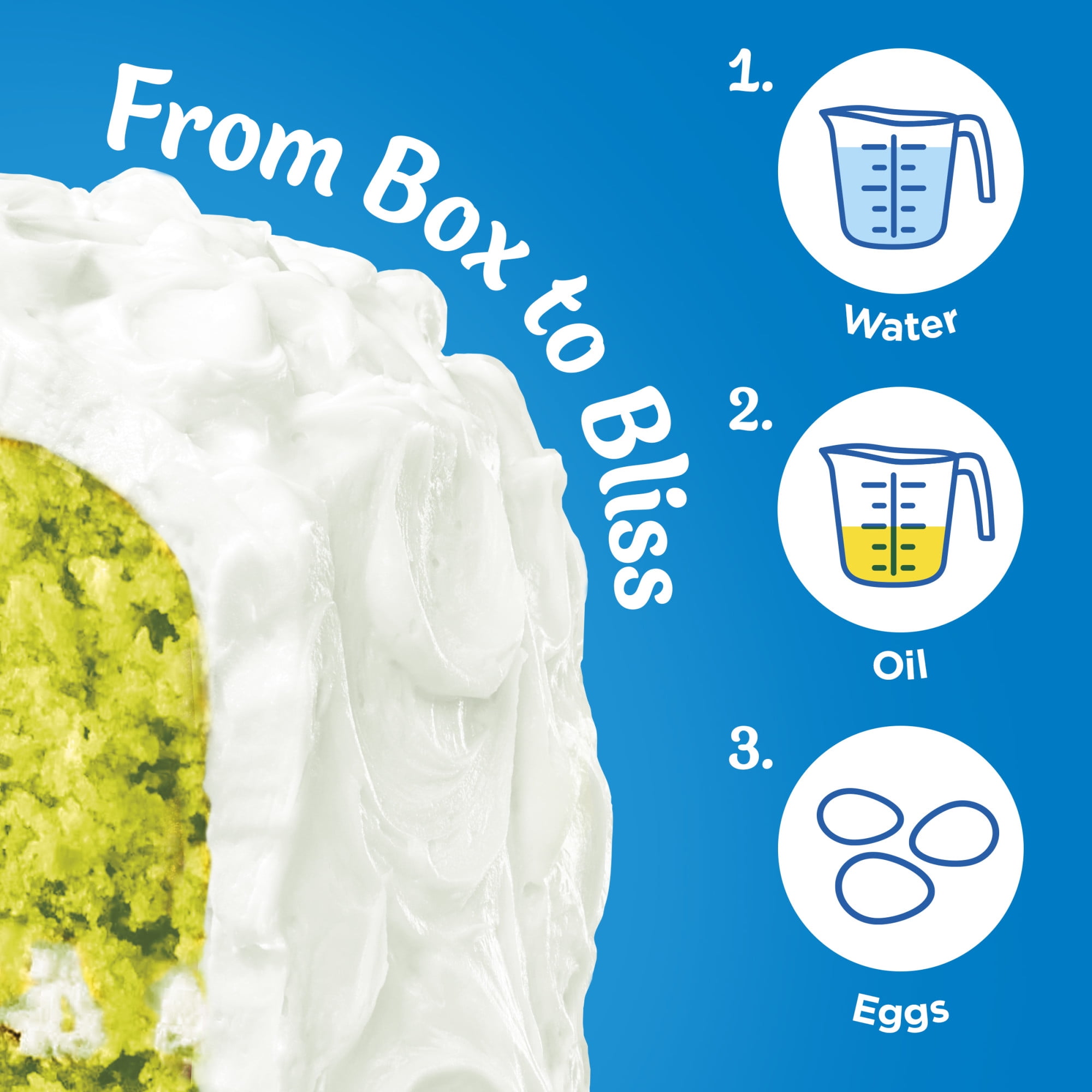 Pillsbury Moist Supreme Pistachio Cake Mix, 15.25 oz Box