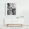 thumbnail image 2 of Ice Meets Water 1 - Photography Abstract Black and White Nature Winter Water White Framed Wall Art Print 16 x 24 inches, 2 of 3