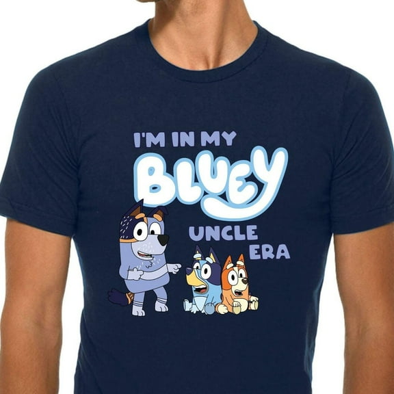 In My Bluey Uncle Era Shirt, Bluey Family T-Shirts, Bluey Gift For Uncle, Bluey Uncle Shirt For Men, Uncle Stripe Shirts, Stripe Heeler Tee Unisex S-5XL Hot Trending Shirt, Vintage Birthday Gift