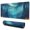 Halloween Night Scene-1, variant on Long Mouse Pads for Desk,Halloween Orange Background Icons Desk Mats on Top Of Desks, Desk Mouse Pad Extra Large with 3mm Non-Slip Base and Stitched Edge for Gaming,Office,Work,Home 31.5x11.8in
