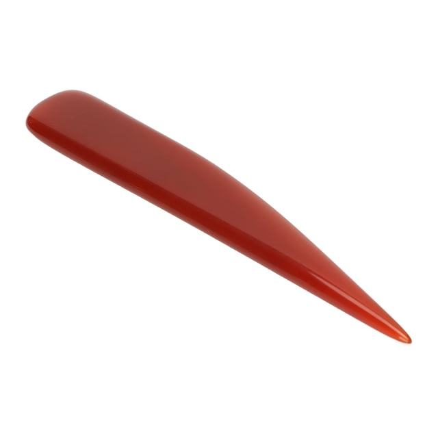 Cuchillo bruñidor de ágata, herramienta para pulir joyas de oro, plata y cobre, 10 cm de largo