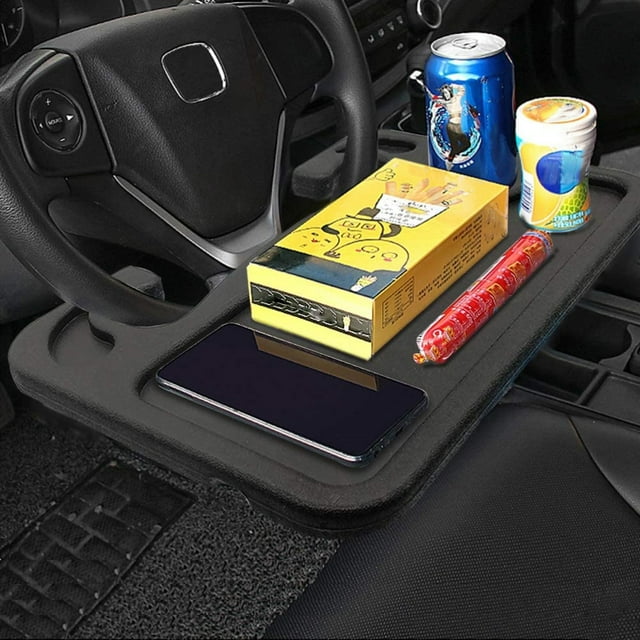 Steering Wheel Desk Auto Car Steering Wheel Tray For Computer Food Snack Lunch Drinking Car Laptop Desk Eating Table