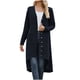 thumbnail image 2 of ICHUANYI Clearance Women's And Winter Sweater Coat Cardigan Long Sleeve Blouse Clothing Loose Tops(Navy, M) ICHUANYI WER2023081514140, 2 of 5
