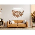 thumbnail image 2 of The Cabin Woodworker - Homestyle 3D USA Map - Large (27" x 16.34") - Woodlands - State, Capitals, Roads & Rivers, 2 of 4