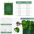 thumbnail image 6 of St. Patrick's Day Balloon Curtains for Windows, Bedroom Curtains 54 Inch Length, Green Shamrock Wooden Grain Spring Tie Up Curtains Panels Thermal Insulated Bathroom Curtains Window 42"x54", 6 of 8