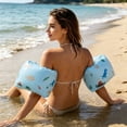 thumbnail image 4 of Adult Printed Inflatable Arm Floaties 2 Pack, Leakproof PVC Swimming Arm Bands, Portable Buoyancy Float Sleeves for Pool Seaside Beginner Summer Outdoor Water Sports Training, 4 of 6