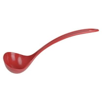 Hutzler LOPOL Reinforced Nylon 4oz Soup Serving Ladle - Red