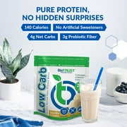 BioTrust Low Carb Protein Powder – Natural and Delicious Whey & Casein Blend from Grass-Fed Hormone Free Cows – Non GMO, Soy Free, Gluten Free, Hormone Free (Vanilla)