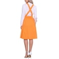 thumbnail image 3 of FALDA SUSPENDIDA CUTE PARA MUJERES, CORSÉ DE CINTURA ALTA, FALDA CORTA EN MINI SKIRT, COLOR NARANJA CLARO, 3 of 5