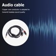 thumbnail image 2 of RCA Cable HiFi Stereo 2RCA to 3.5mm Audio Cable AUX Jack 3.5mm Y Splitter, 2 of 8