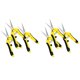 thumbnail image 1 of Tijeras de jardinería iPower, podadora manual de 6.5 pulgadas, paquete de 6 unidades, color amarillo, 1 of 7