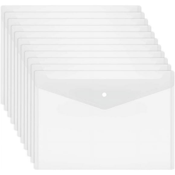 Clear Waterproof Poly Envelopes for Home, Work & Organizing