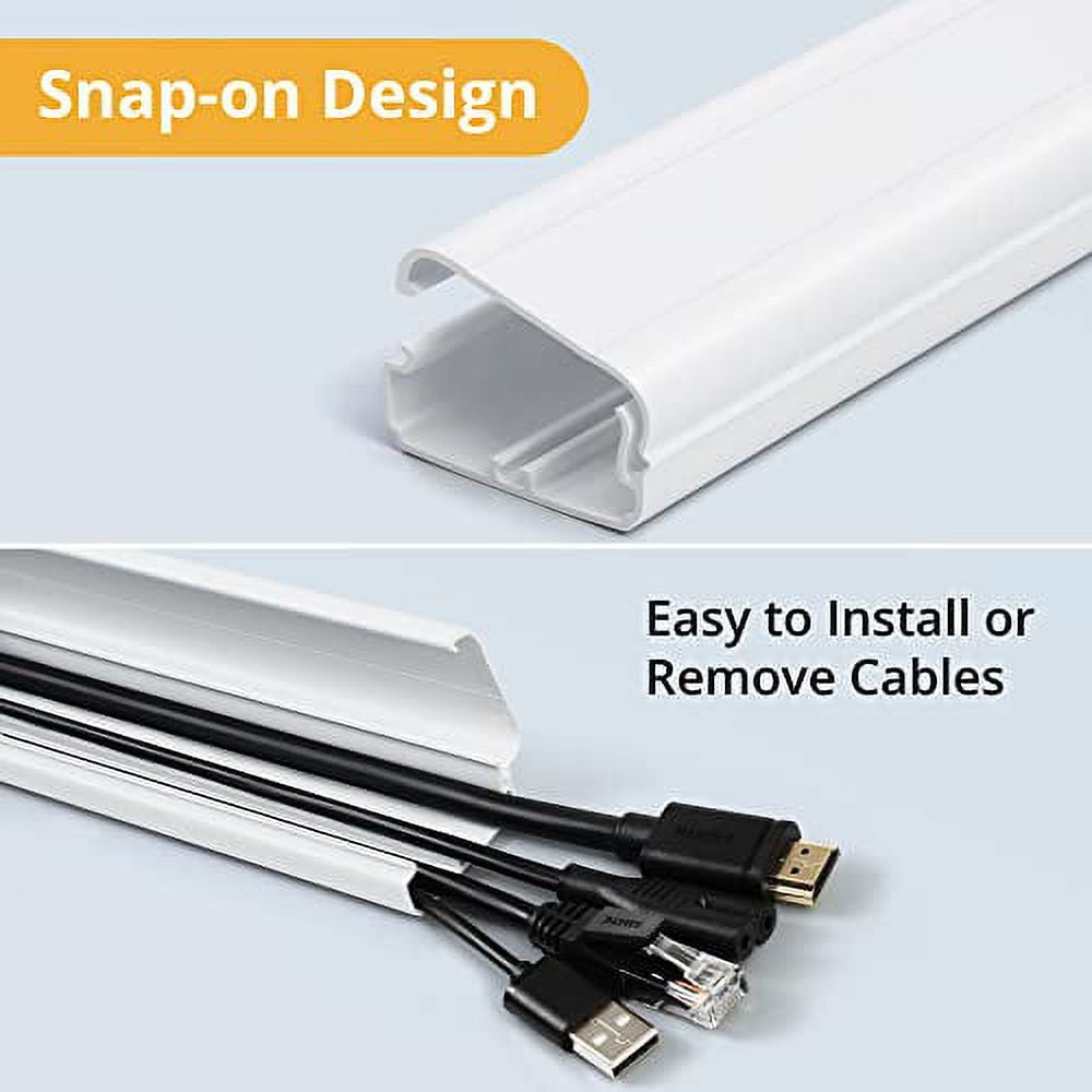 NeweggBusiness - Channel Cable Concealer CMC03 Cord Cover Wall