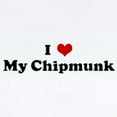 thumbnail image 2 of CafePress - I Love My Chipmunk Infant Bodysuit - Baby Light Bodysuit, Size Newborn - 24 Months, 2 of 4