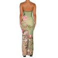 thumbnail image 6 of Hirigin Women Sleeveless Maxi Dress Backless Bodycon Floral Printed Spaghetti Strap Long Dress Hollow Out One-Piece Summer Dresses, 6 of 7
