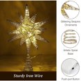thumbnail image 3 of Árbol de Navidad de estrella dorada decoración de Navidad interior ER, 3 of 5