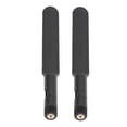 thumbnail image 1 of Omnidirectional Antenna, 2Pcs Omnidirectional Antenna 2.4GHz / 5.8GHz 2 Frequency WiFi Router SMA Male Foldable Glue Stick, Omnidirectional Antenna, 1 of 7
