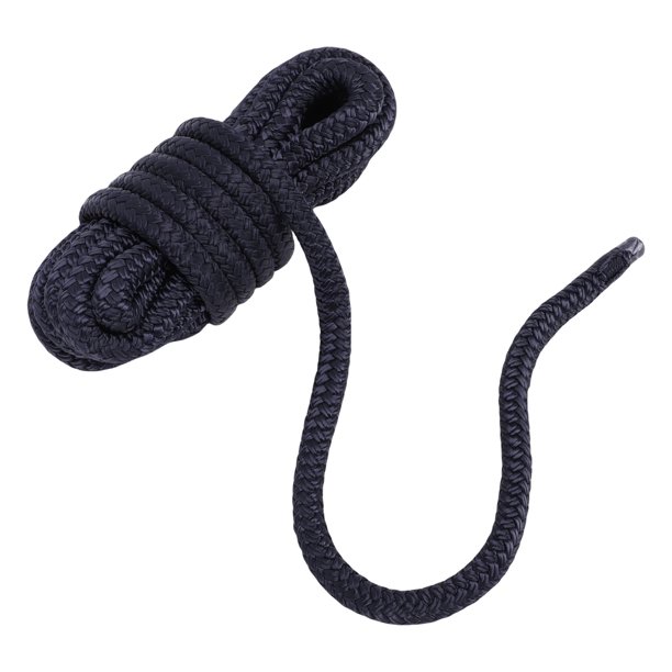 Línea De Muelle De Nailon Trenzado Doble, Cuerda De Muelle De Alta Resistencia De Grado Marino De 3/8 Pulgadas X 15 Pies Para Veleros, Pontones, Lanchas Rápidas, Cabinas