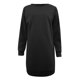 thumbnail image 4 of Gibobby Vestido casual para mujer Vestido de suéter de manga larga con cuello redondo para mujer Vestido casual suelto de lana de color sólido(Negro,G), 4 of 5