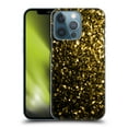 thumbnail image 1 of Head Case Designs Officially Licensed PLdesign Glitter Sparkles Yellow Gold Hard Back Case Compatible with Apple iPhone 13 Pro, 1 of 7