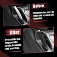 thumbnail image 3 of Unique Bargains Car Handle Hand Brake Sleeve Handbrake Cover Black Faux Leather for Subaru Forester 2009-2017, 3 of 7