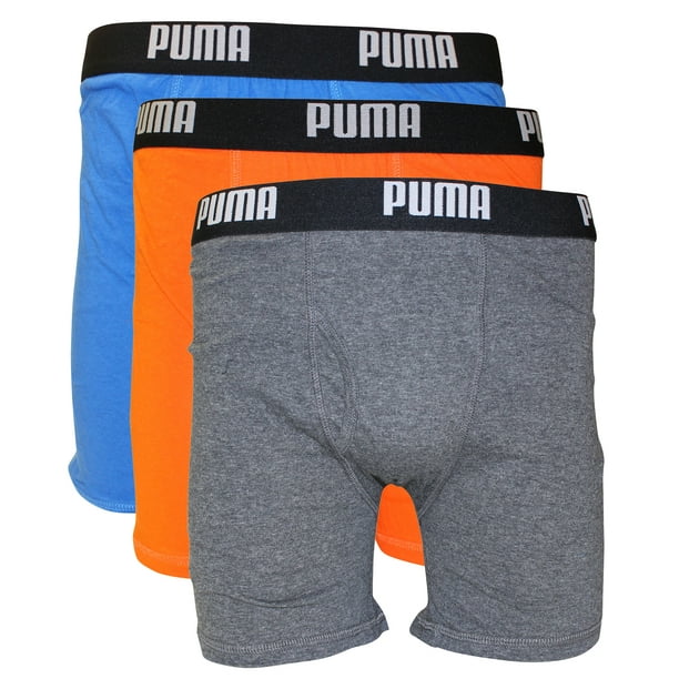PUMA PUMA Men's 3 Pack Cotton Boxer Briefs