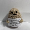 thumbnail image 1 of 1pc Cute and Funny Positive Potato Wool Knitted Doll - Creative Small Gift for Birthday Party, Holiday Accessory, and Aesthetic Home Decor, 1 of 10