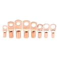 thumbnail image 3 of Durable Copper Ring Lug Terminals Set for Electrical and Automotive Applications, SC6-SC25 Multi-Specification Crimp Connectors, Ideal for Inverters, Batteries, and Machinery, Includes 60 Pieces for, 3 of 6