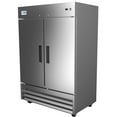thumbnail image 3 of 54 in. Two-Door Reach-In Refrigerator - 47 Cu Ft. RIR-2D-SS, 3 of 7