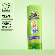 Garnier Fructis Curl Nourish Moisturizing Conditioner with Coconut Oil, 12 fl oz
