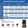 thumbnail image 2 of SHAPEVIVA Sweat Vest Waist Trainer for Womens Workout Tank Zipper Vest Adjustable Belt Sauna Suit Compression, 2 of 6