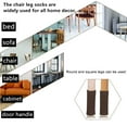 thumbnail image 6 of LAMIRO 24 PCs Knitted Chair Leg Protectors for Hardwood Floors,Double Thickness Built-in Silicone Non-slip with Felt Bottom High Elastic Furniture Feet Socks Caps Covers Pads Scratching&Reduce Noise, 6 of 6