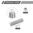 thumbnail image 2 of 5/8"-11 Fully Threaded Rod, 2Pcs 304 Stainless Steel 2.3" Long Threaded Screw, 2 of 7