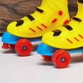 thumbnail image 5 of Patines de para dedos, juguetes de aprendizaje, actividades de juegos para dedos, entretenimiento, deportes, habilidades motoras finas para adolescentes, niñas, , Doble Sunnimix Patines de dedo, 5 of 5