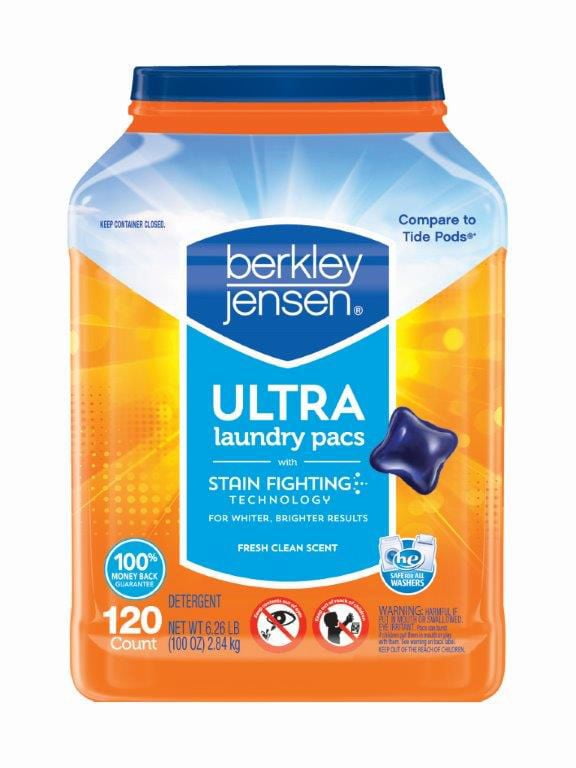 Product of Berkley Jensen Ultra Laundry Pacs, 120 ct.
