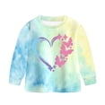 thumbnail image 5 of yboeqw 2T-8T Girls Fall Outfit Sets Long Sleeve Cute Printed Sweatshirt Pant 2 Piece Kids' Clothing Sets,Size 5-6 Years, 5 of 8