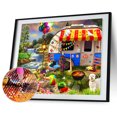 thumbnail image 1 of Cuadros Decorativos Street View Drawing Full Round Drill Diamond Painting Art Craft para adultos Regalos Ehuebsd embutido en tela, 1 of 1