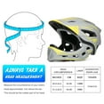 thumbnail image 3 of ,Safety Bike Kids Helmet - Safety Bike Helmet Bike Roller Safety Helmet - Winter Cover Roller Bike - Helmet Children Safety Helmet Roller Bike Helmet In 1 Cookx - Winter - Road Mtb, 3 of 7