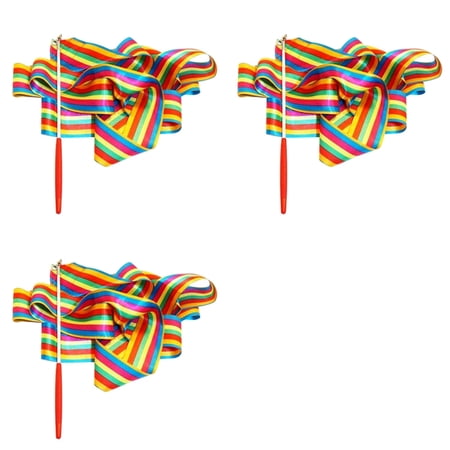 3X Ribbon Dance Rainbow Ribbon Children S Dance Rhythm Stick Colorful Ribbon Sporting Goods (2M) 3X Ribbon Dance Rainbow Ribbon Children S Dance Rhythm Stick Colorful Ribbon Sporting Goods (2M)