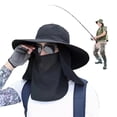 thumbnail image 3 of Pesca Safari Fisherman Hat para Hombres Ajustable Transpirable Protección UV, 3 of 9