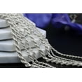 thumbnail image 4 of 925 Italian Sterling Silver 2.5mm Solid Rope Diamond Cut Chain, FREE Microfiber Cloth, ITProLux Link Mens Womens Necklace, Giorgio Bergamo, 4 of 7