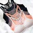 thumbnail image 6 of Alyce Ives Intimates Seamless Womens Bra Wireless Racerback Bralette, Lace, L, 5 Pack, 6 of 7