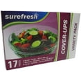 thumbnail image 3 of Food Storage Cover-ups, Elastic Stretch-to-Cover Variety Packs, 4-pk Set, 3 of 5