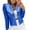 Blue, variant on Lroveb Sequin Jackets for Women Long Sleeve Sparkly Blazer Glitter Shimmer Open Front Cropped Cardigan