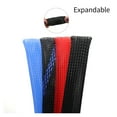 thumbnail image 3 of Expandable Braided Sleeve Tight High Density Wire Cable Insulated Protection Sheath, 3 of 7