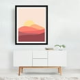 thumbnail image 3 of Abstract sunrise - Illustration Black Framed Wall Art Print 16 x 20 inches, 3 of 4