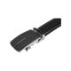 thumbnail image 2 of Cinturón de cuero de vestir para hombres con hebilla automática de ratchet de negocios, rayas negras, 58 5/8-61 3/8 para el Día del Padre, 2 of 6