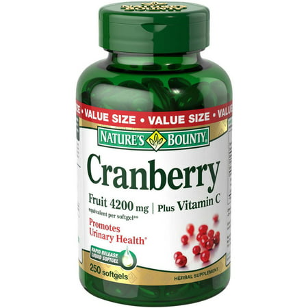  Cranberry avec de la vitamine C 4200 mg 250 gélules